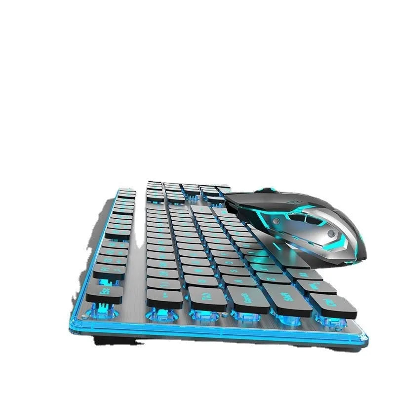Wireless Bluetooth keyboard with mute button showing Cherry Blossom Powder and White Warm Colour options
