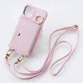 Wallet style mobile phone case with bracket in black imitation leather for iPhone 14 Pro Max