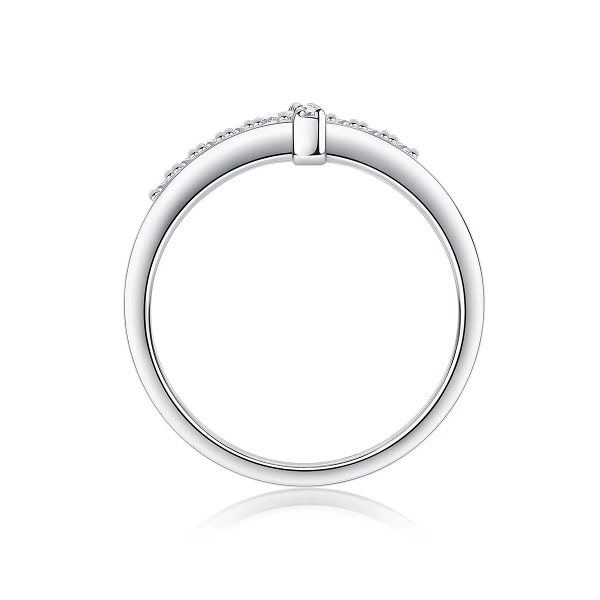 Holy Light Cross moissanite wedding ring set S925 silver gold-plated GRA certificate gift box