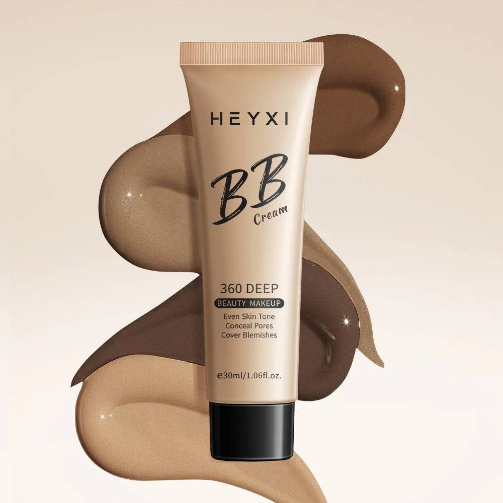 Waterproof sweat-proof BB cream in four shade colours 01 02 03 04