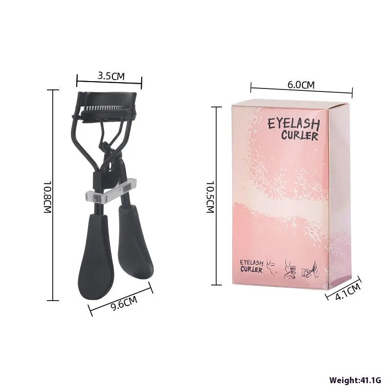 A4 with comb eyelash curler in black ribbon comb colour made from carbon steel and ABS
