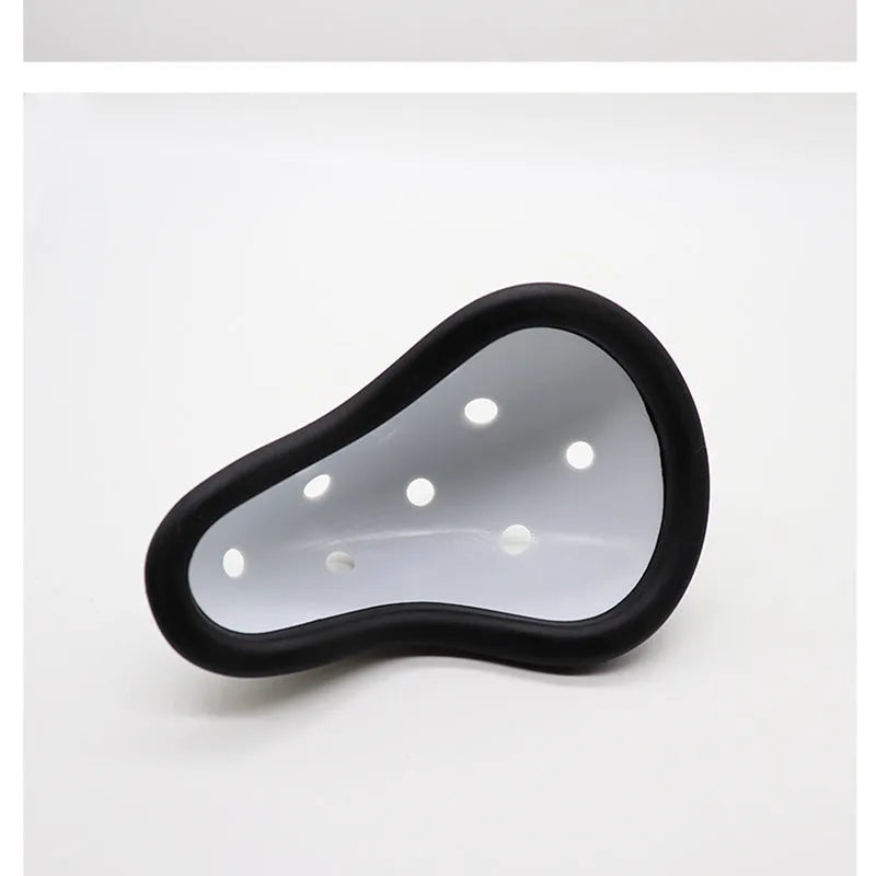 Black rubber genital protector for sports like Sanda, boxing, and hockey.