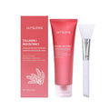 Glowing Skin Rejuvenation Collagen Facial Mask with brush and 75g label