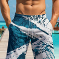 Men's loose fit polyester summer shorts in available colours sizes S to 2XL