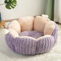 Green cactus-shaped cat litter kennel with soft plush fabric for pets