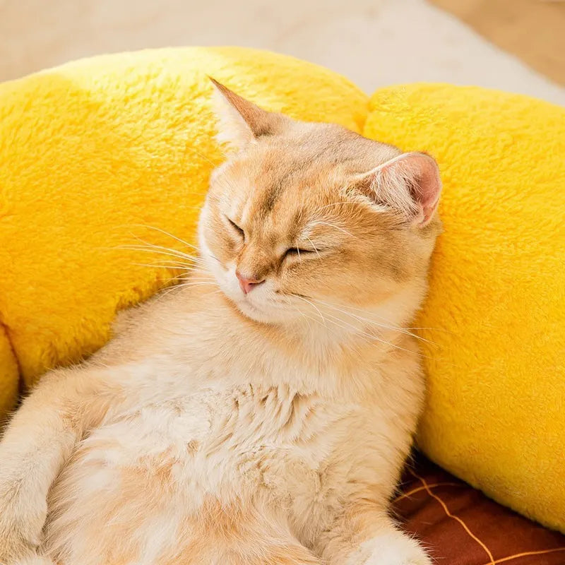 Cat nest mat pet cushion in three sizes with PV velvet and super soft materials