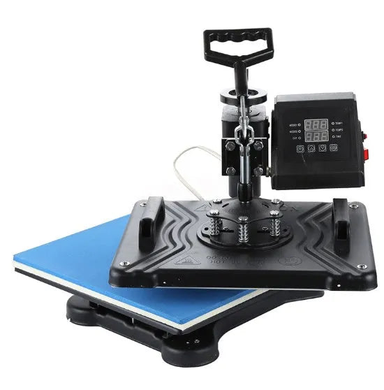Black heat transfer machine with 70cm slate plate for T-shirt thermal printing