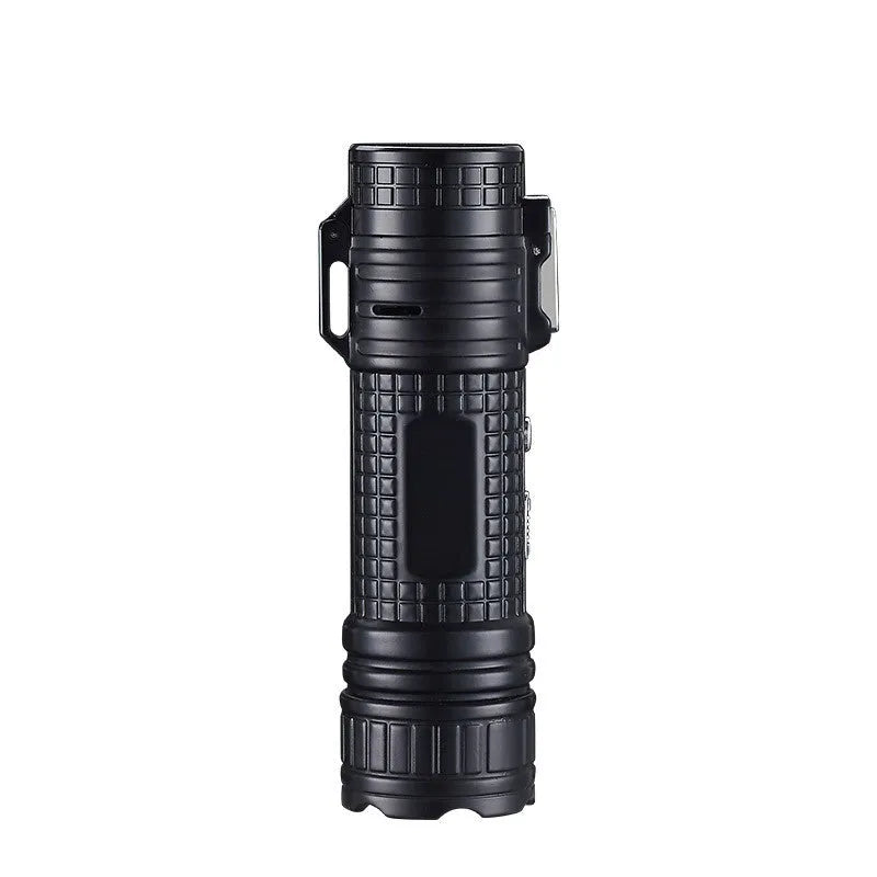 TH727 multi-function waterproof metal flashlight lighter in camouflage colour