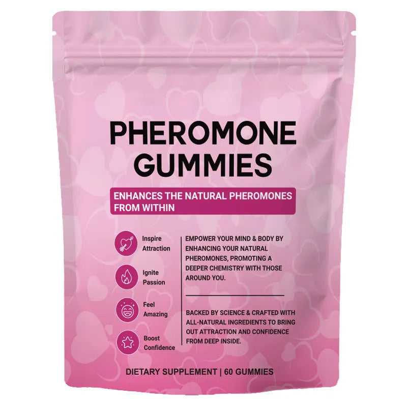 60 edible pheromone gummy tablets for household insect control in sealed pack
