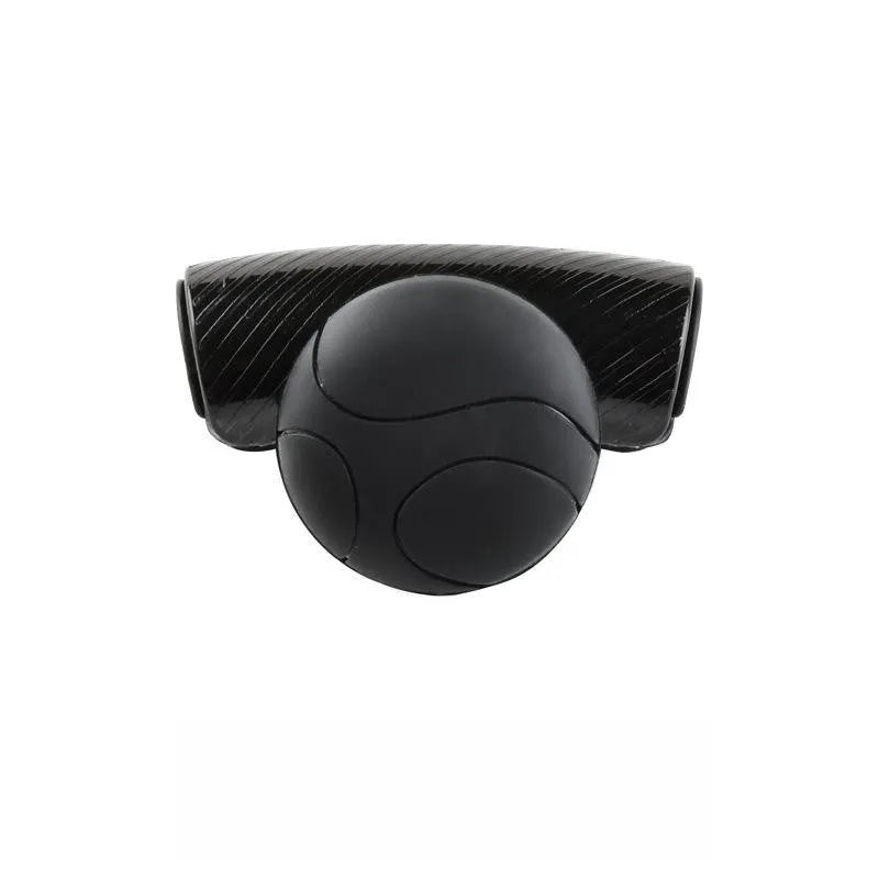 Steering wheel assist ball with silicone construction and metal bearing booster for single-hand driving