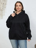 Women's thick polyester hooded sweater with side pockets and 3D pattern in multiple colour options