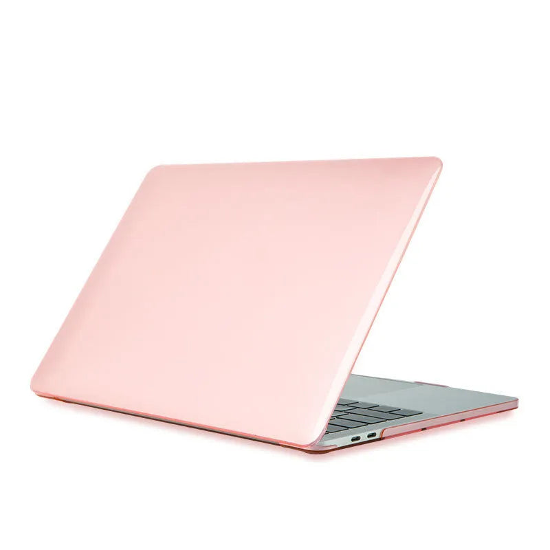 Crystal transparent plastic protective case for MacBook Pro and Air, multiple colour options