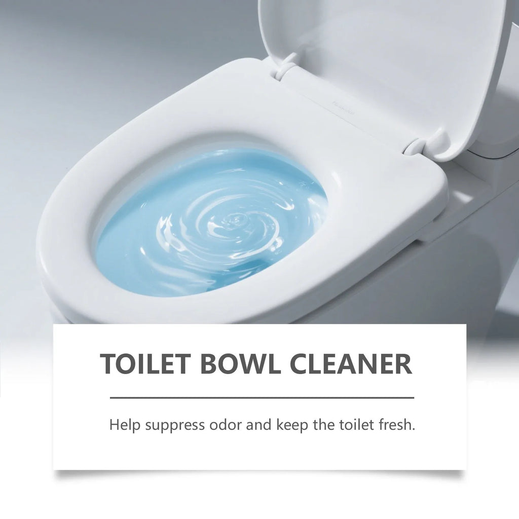 Four sachets of toilet cleaning powder for removing urine stains and odours