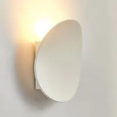 Modern minimalist outdoor waterproof wall lamp 7W warm light black finish mounted on exterior wall