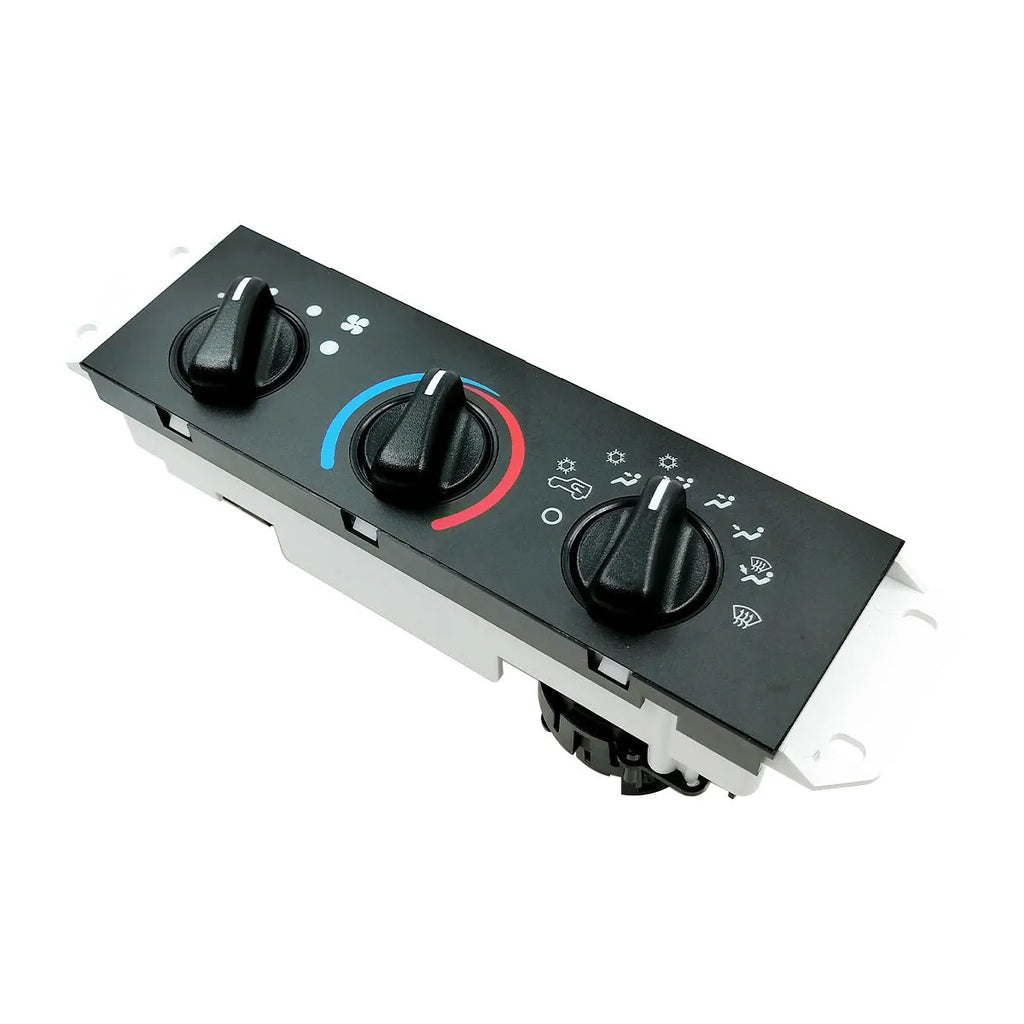 Black Jeep Wrangler air conditioning control switch panel for 2005-2006 models OE 55056558AA