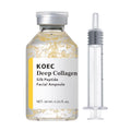 30ml collagen polypeptide ampoule needle solution in a clear glass bottle with dropper