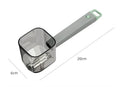 Stainless steel kitchen peeler with creative design in green, grey, and red colour options