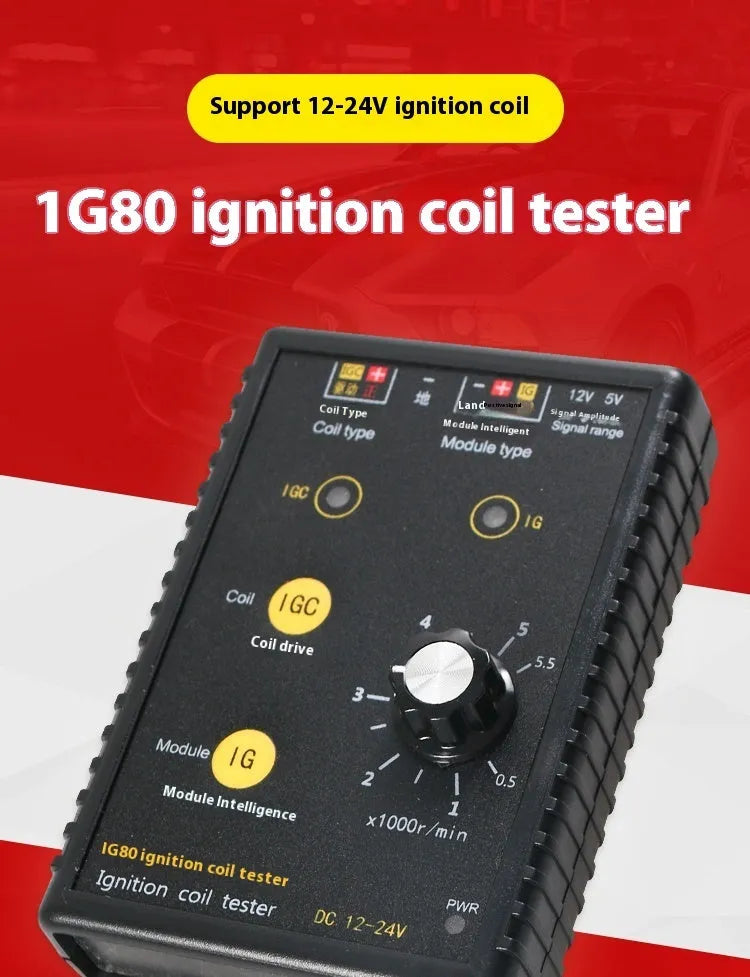IG80 automobile ignition coil detector for petrol and natural gas engine diagnostics
