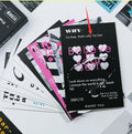 Box of fresh style printed postcards showing the Time Not Arrived and Warm Wind Not Exhausted design models.