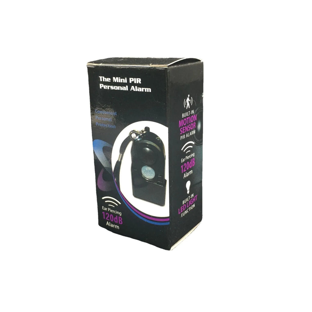 SAFETY ANGEL IN06C personal infrared alarm on flat surface for wireless window and door detection