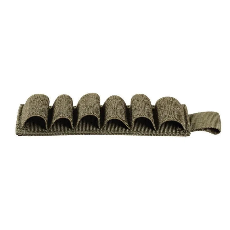 Tactical 6-hole Molle storage sticker in 1000D nylon measuring 5cm by 16.5cm