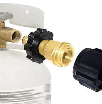 Copper gas cylinder pressure reducing valve adapter model SMT-SP005 for outdoor inflatable valves