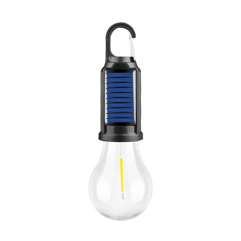 Five solar lantern bulbs with warm LED lights for outdoor garden lighting