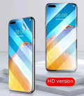 TPU screen protector for Samsung Galaxy phone in HD, Frosted, and Blue Light options