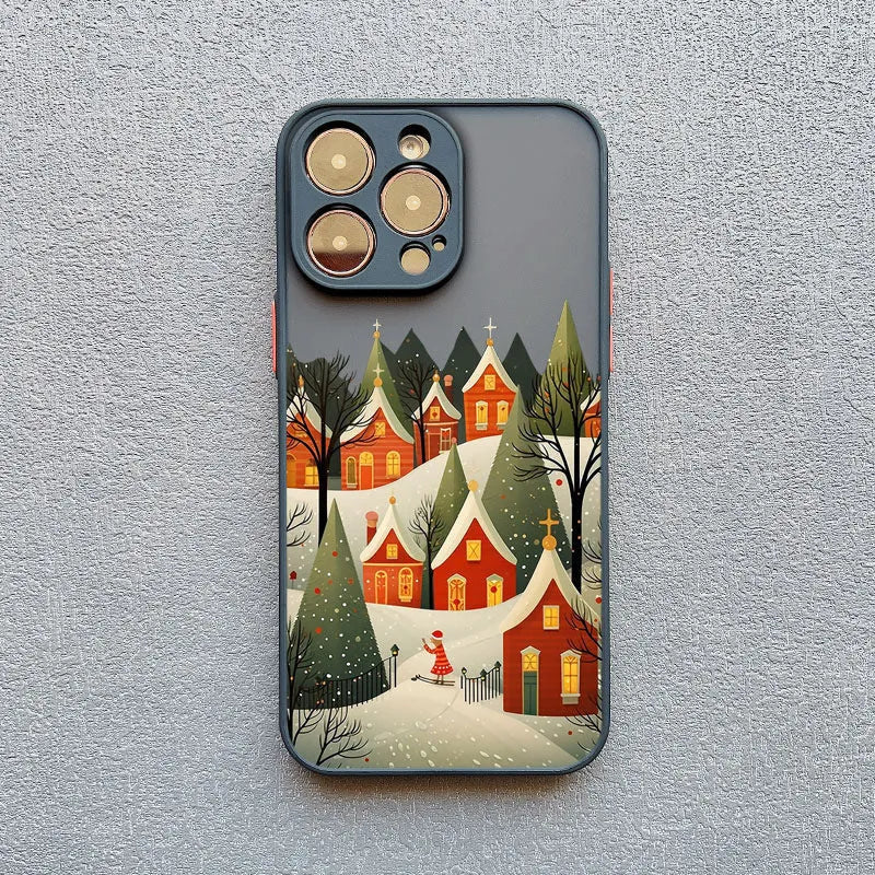 Forest Snow Advanced Green hard PC phone case for Apple iPhone with sprayed matte finish