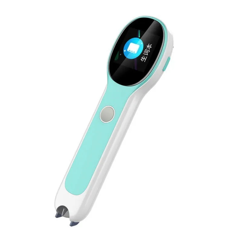 White universal reading pen language learning device with Chinese-English translation functionality