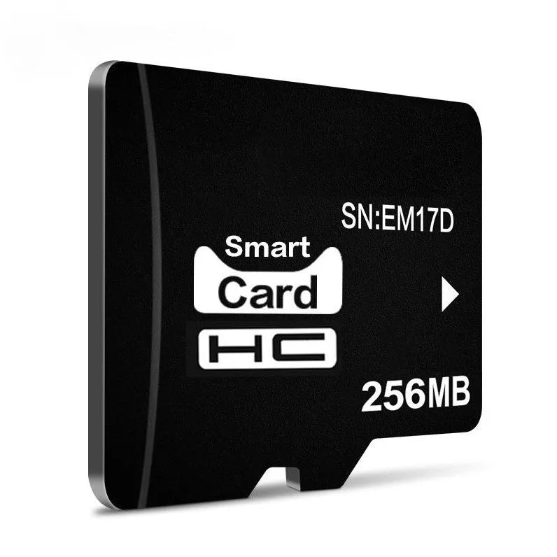 A single 256MB TF memory card on a white background.