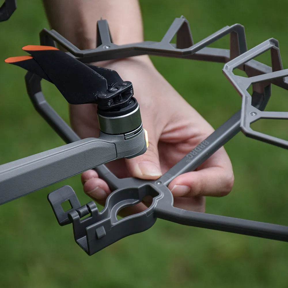 Grey ABS anti-collision propeller protection ring for DJI Air 2S and Royal Air 2 drones