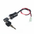 Waterproof electric door lock actuator for car central locking systems with plastic housing