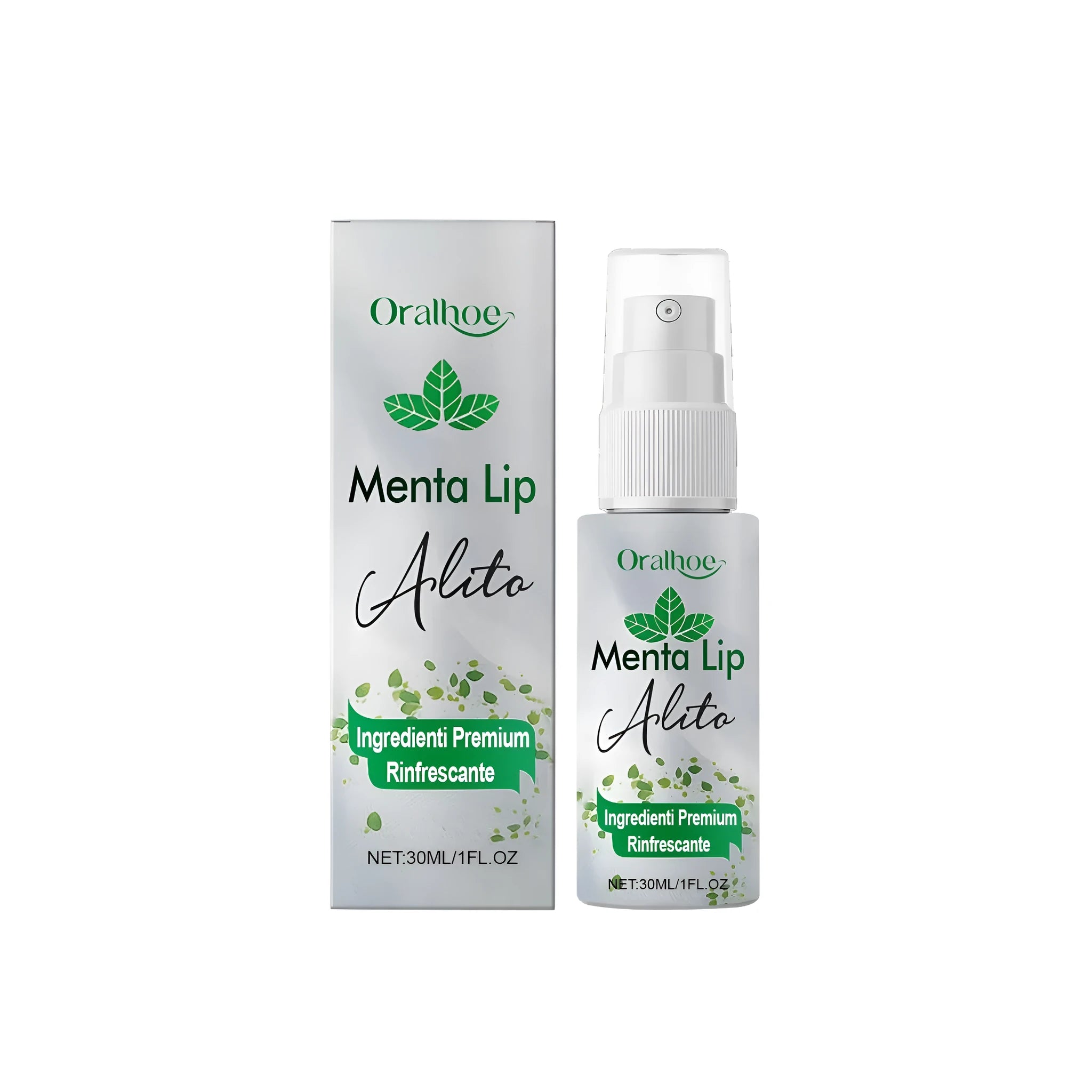 30ml oral spray bottle for fast odour removal with mint extract