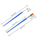 Children's graphic art gouache pen set with flat and hook line markers, plastic, 16.7cm and 16.3cm