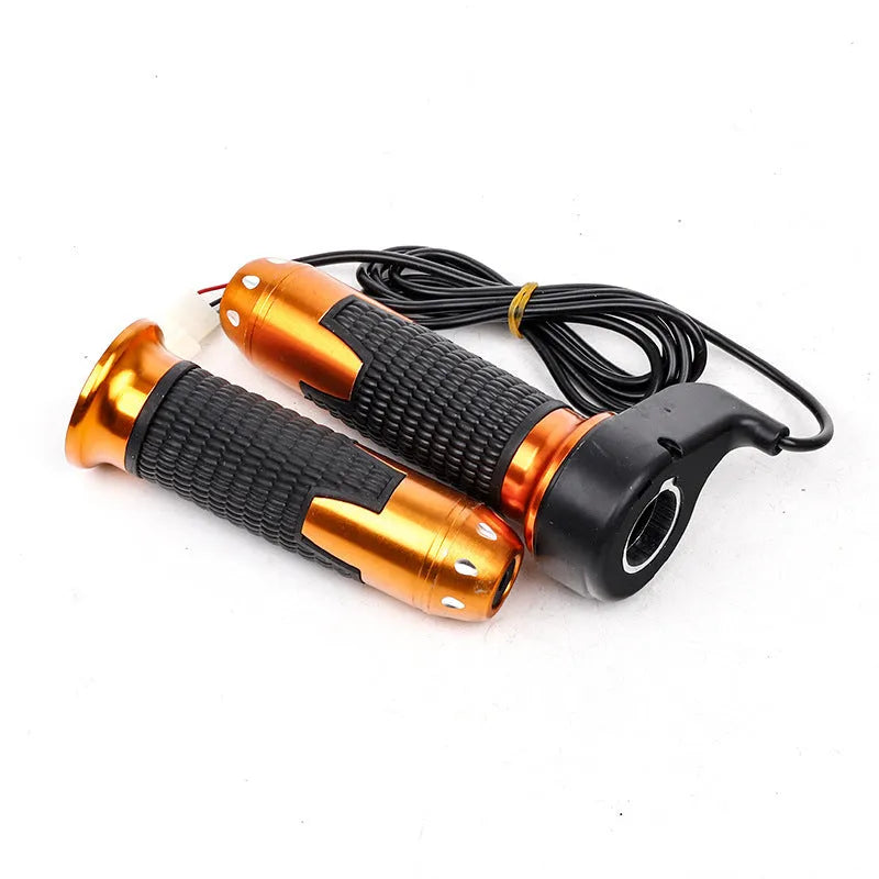 Plastic three-speed rotating handle set for electric three-wheel car conversion accelerator control.