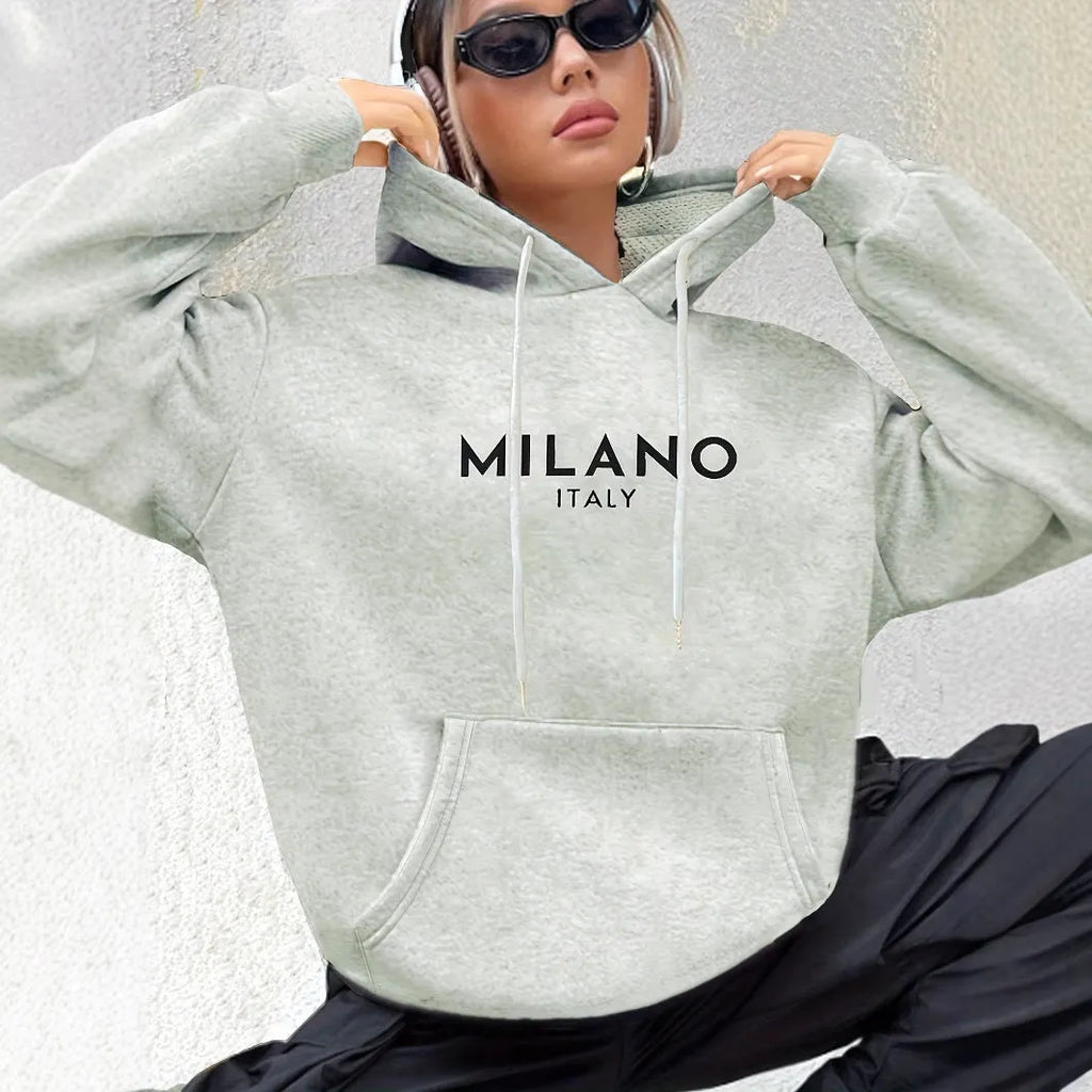 Casual Long Sleeved Printed Kangaroo Pocket Hoodie for Men Youths Polyester Pullover Hooded Sweatshirt Loose Fit Black White Light Gray Kagi S M L XL XXL XXXL XS Four Seasons Leisure Wear