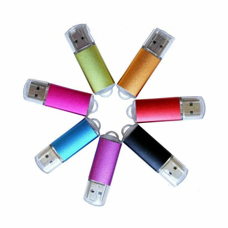 Metal shell USB encryption dongle for software protection with colour options shown