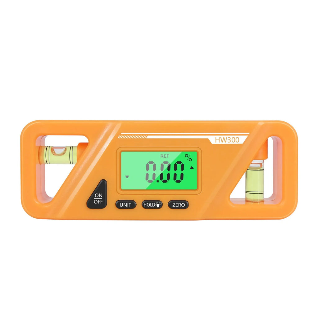 Digital magnetic inclinometer level meter for precise angle measurement on metal surfaces