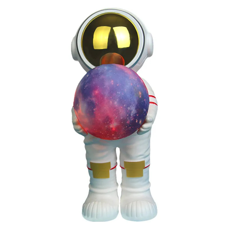Spaceman starry sky projection lamp with Bluetooth speaker in decorative housing