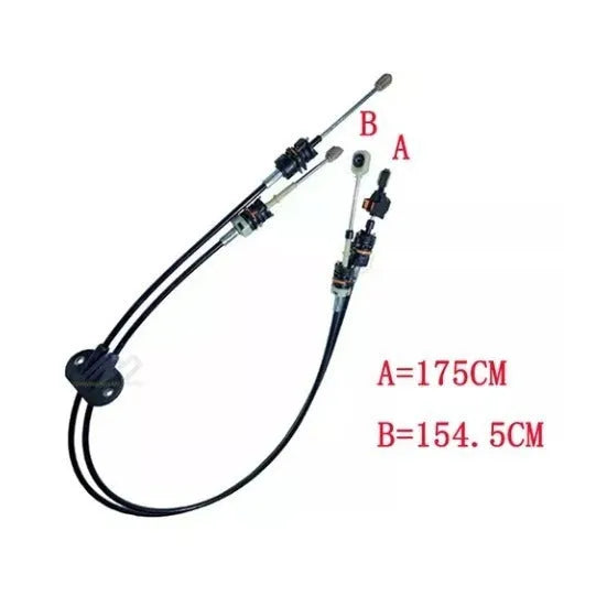 Black alloy automobile transmission cable for variable speed gear shifting, 1.2kg