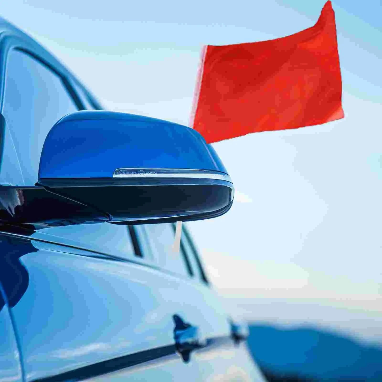 Ten white PP plastic car window flag holder clip mounts on a plain background.