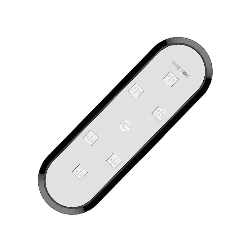 Universal car door warning light with LED anti-collision projection and ABS plastic housing