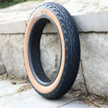 20x4.0 brown rubber tyre for snowmobile beach car with brown skin edge