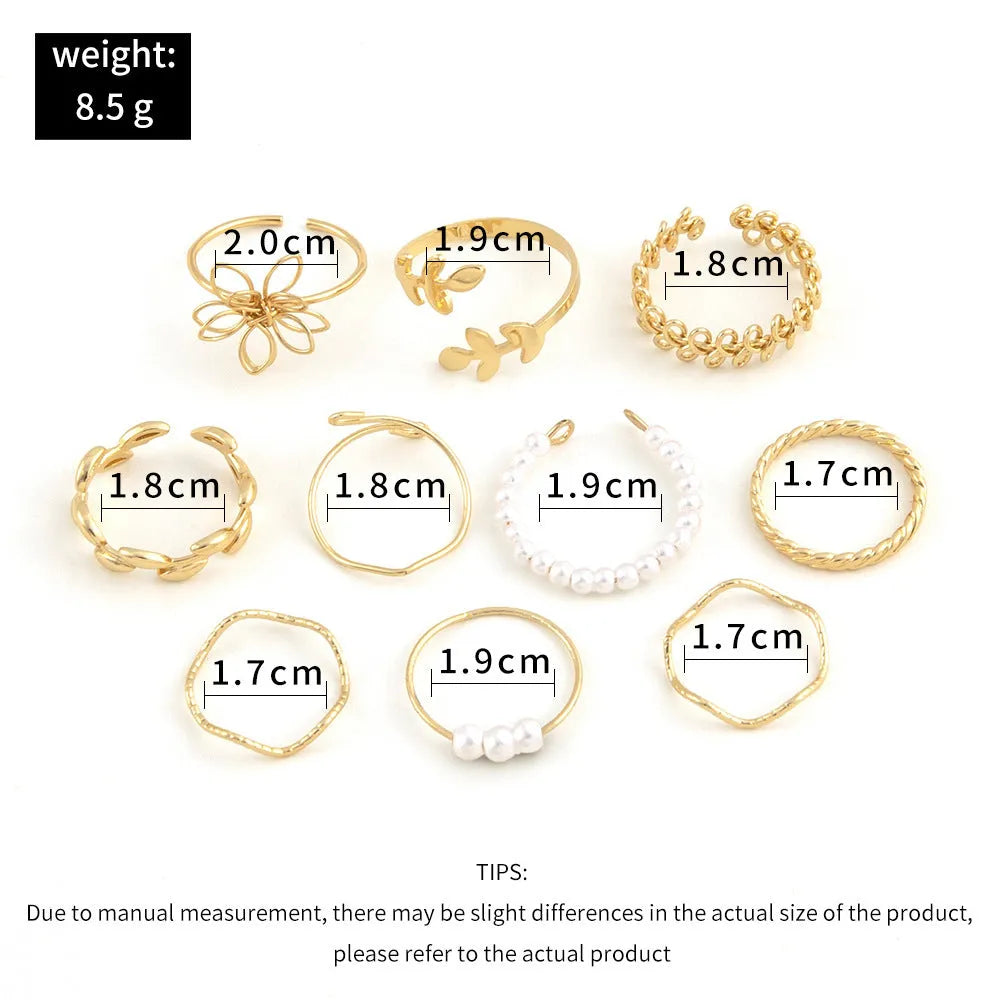 Gold-coloured openwork flower ring made from alloy with a glossy electroplated finish.