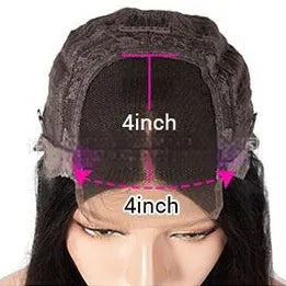 Real human hair Ruili style gradient wig on a lace front cap mannequin head.