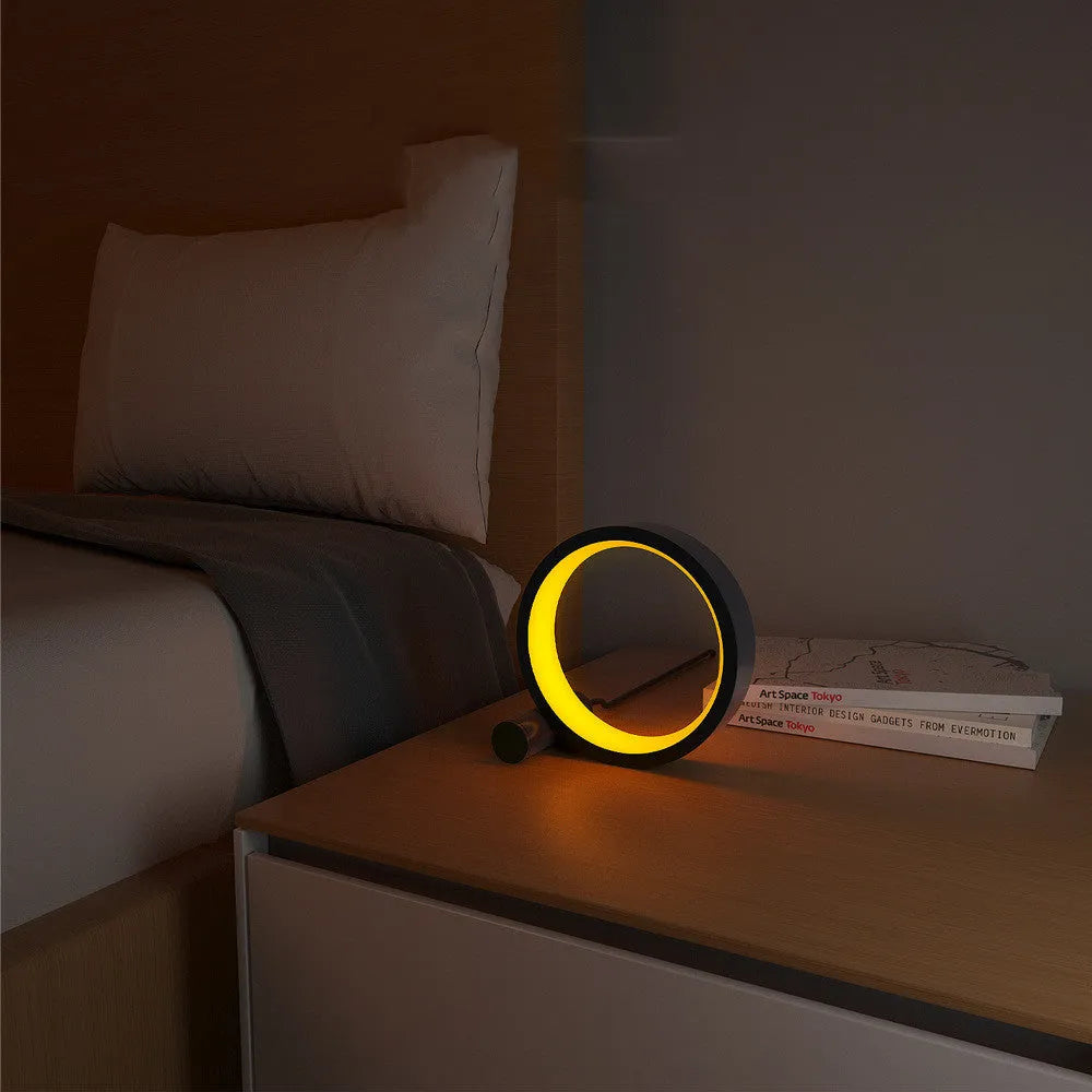 Smart LED night light with music rhythm induction and app control in aluminium alloy housing