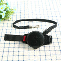 Automatic retractable dog leash extended to 3 metres in vibrant orange colour