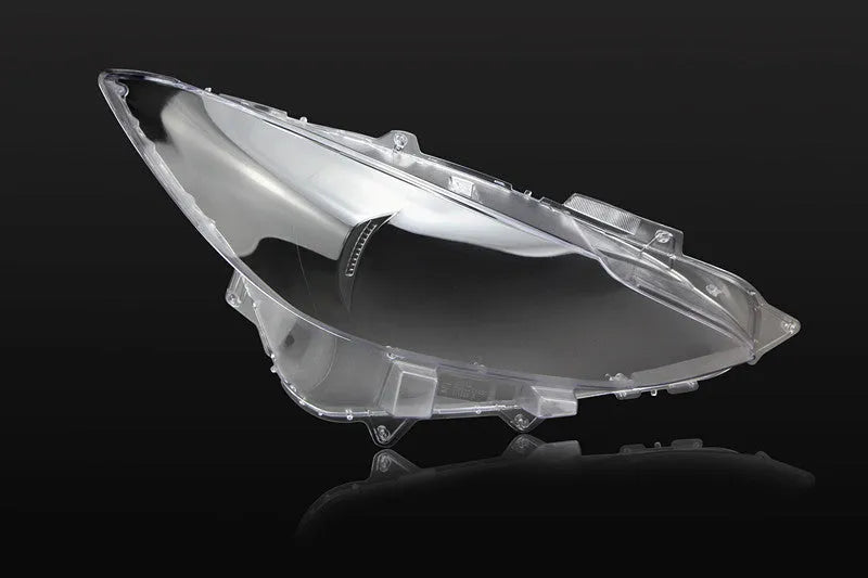 Mazda 3 Exela headlamp cover replacement part with snake glue adhesive for 2014-2019 models
