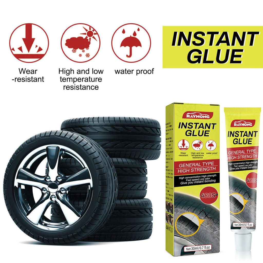 30ml car tyre repair glue container for puncture and crack sealing